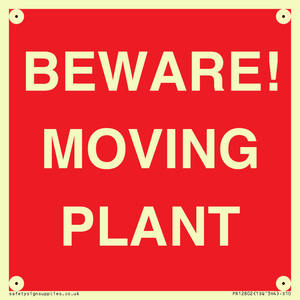 BEWARE! MOVING PLANT